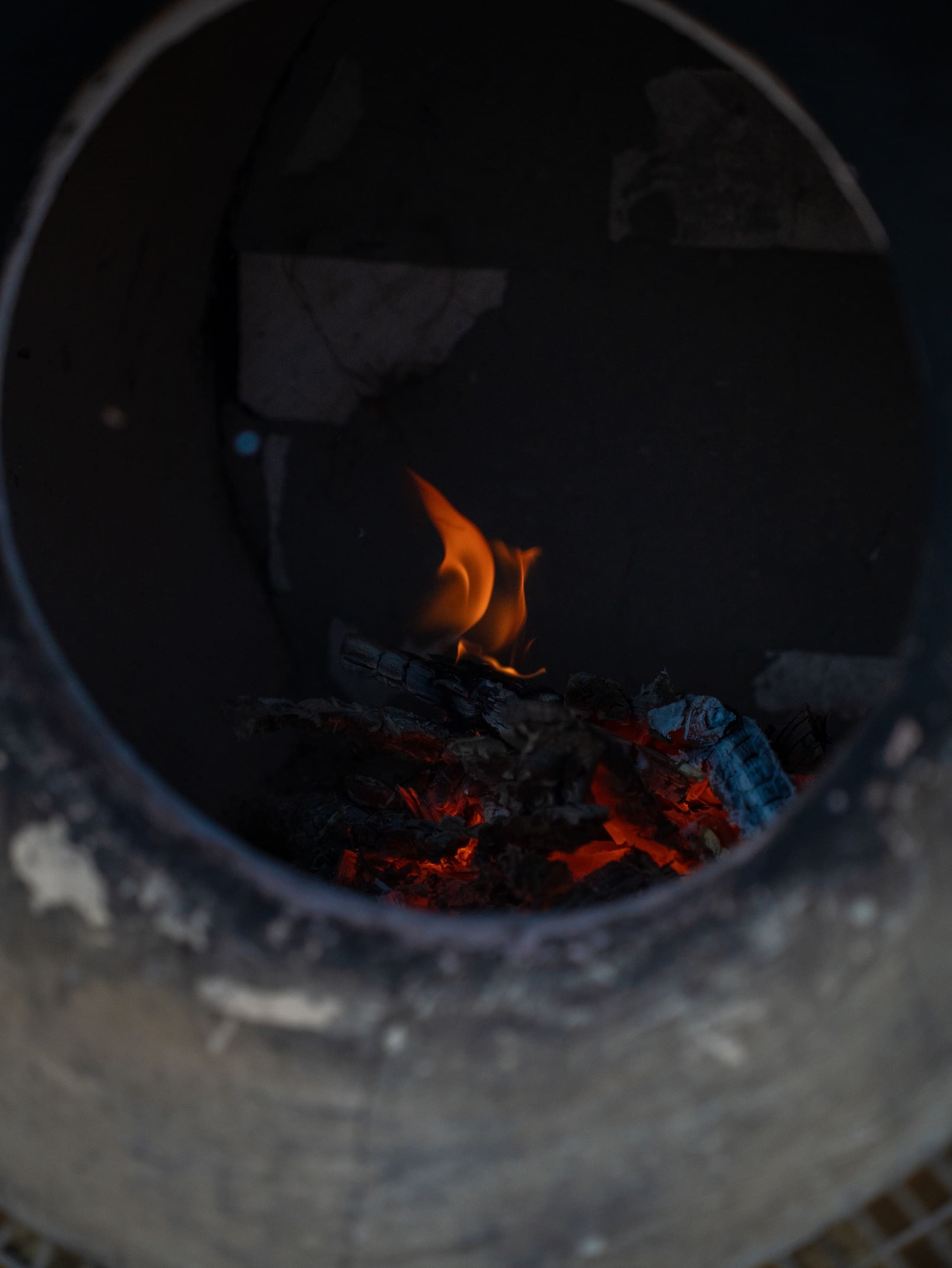 Fire in the mangal grill